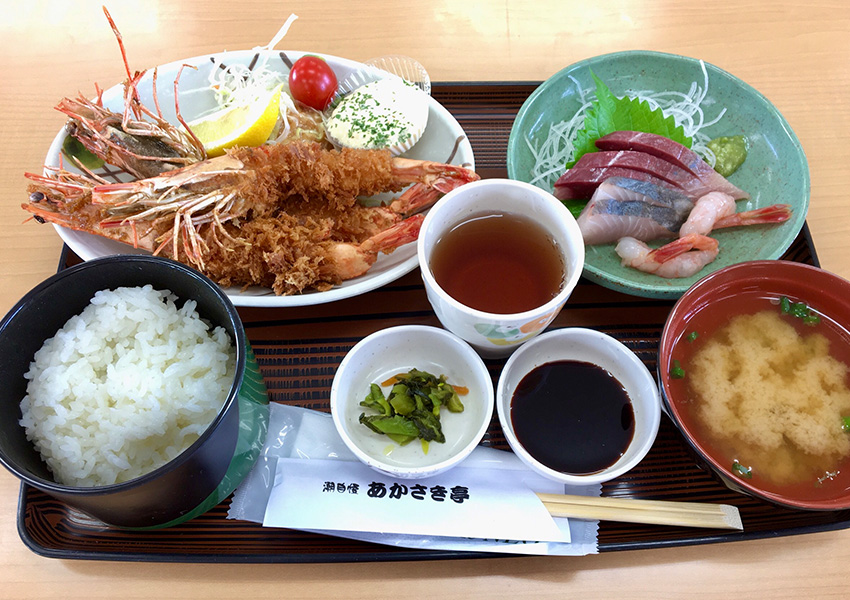 エビフライ定食