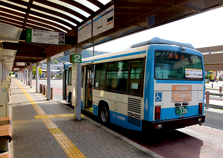 路線バスで鳥取中部の観光地に行こう！