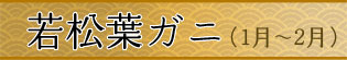 若松葉ガニタイトル