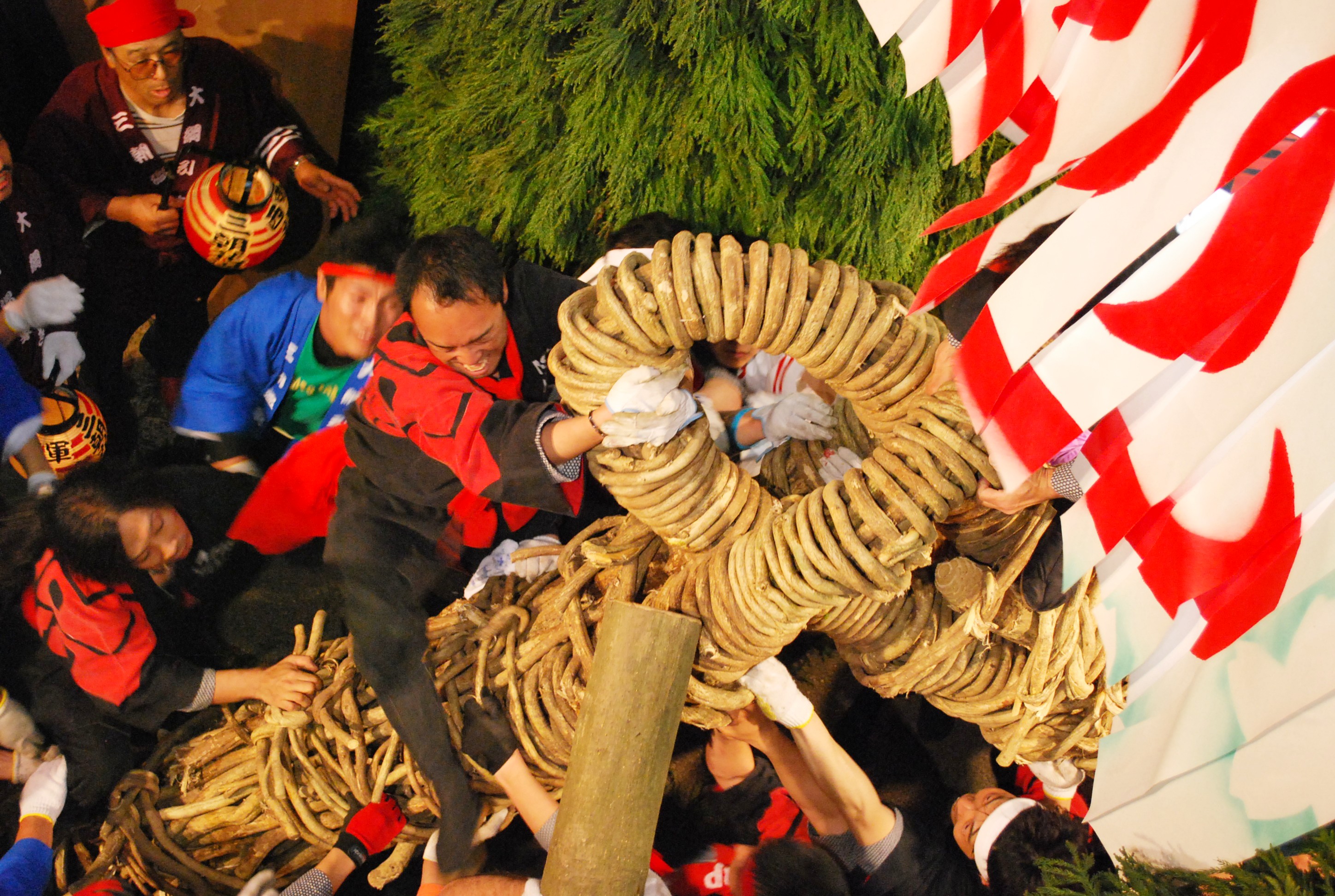 三朝温泉花湯祭り